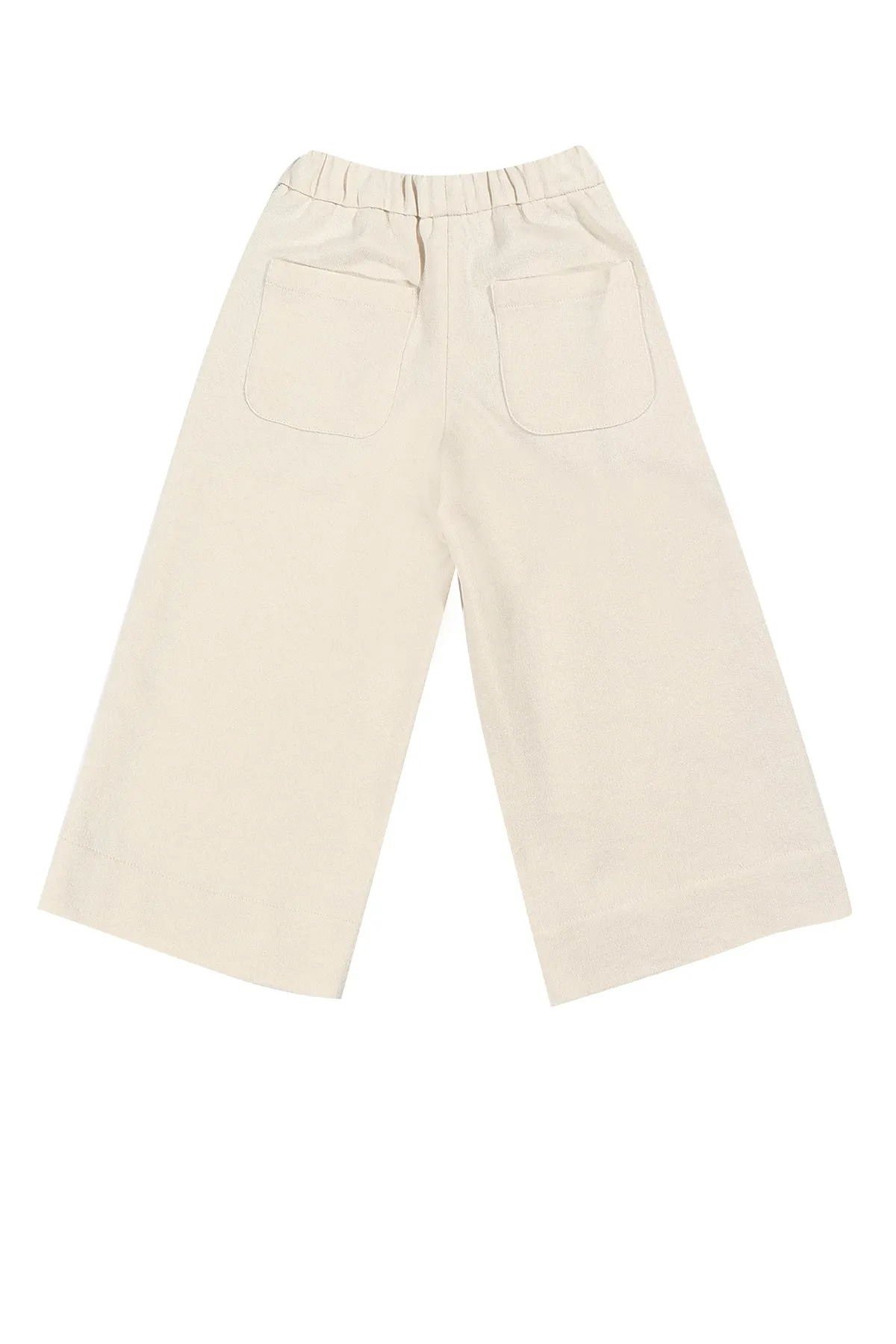 Brunello Cucinelli Kids Side Stripe Wide Leg Pants
