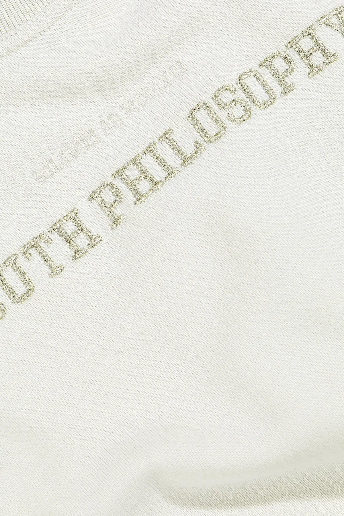Brunello Cucinelli Kids Youth Philosophy Embroidered Sweatshirt