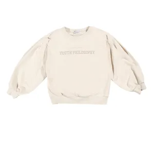 Brunello Cucinelli Kids Youth Philosophy Embroidered Sweatshirt