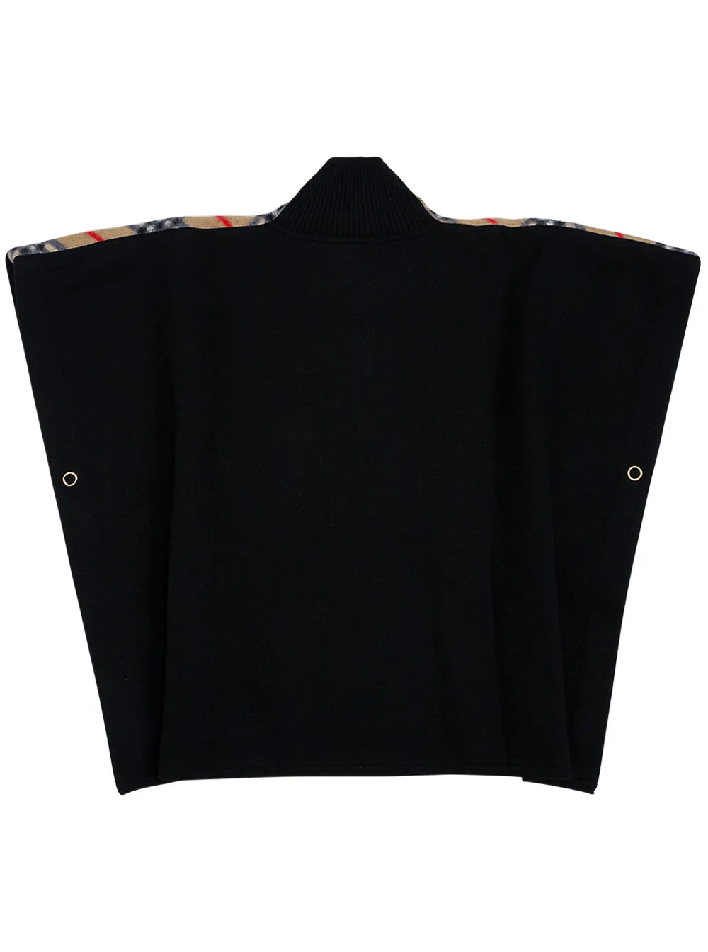 Burberry Kids Check Detail Poncho