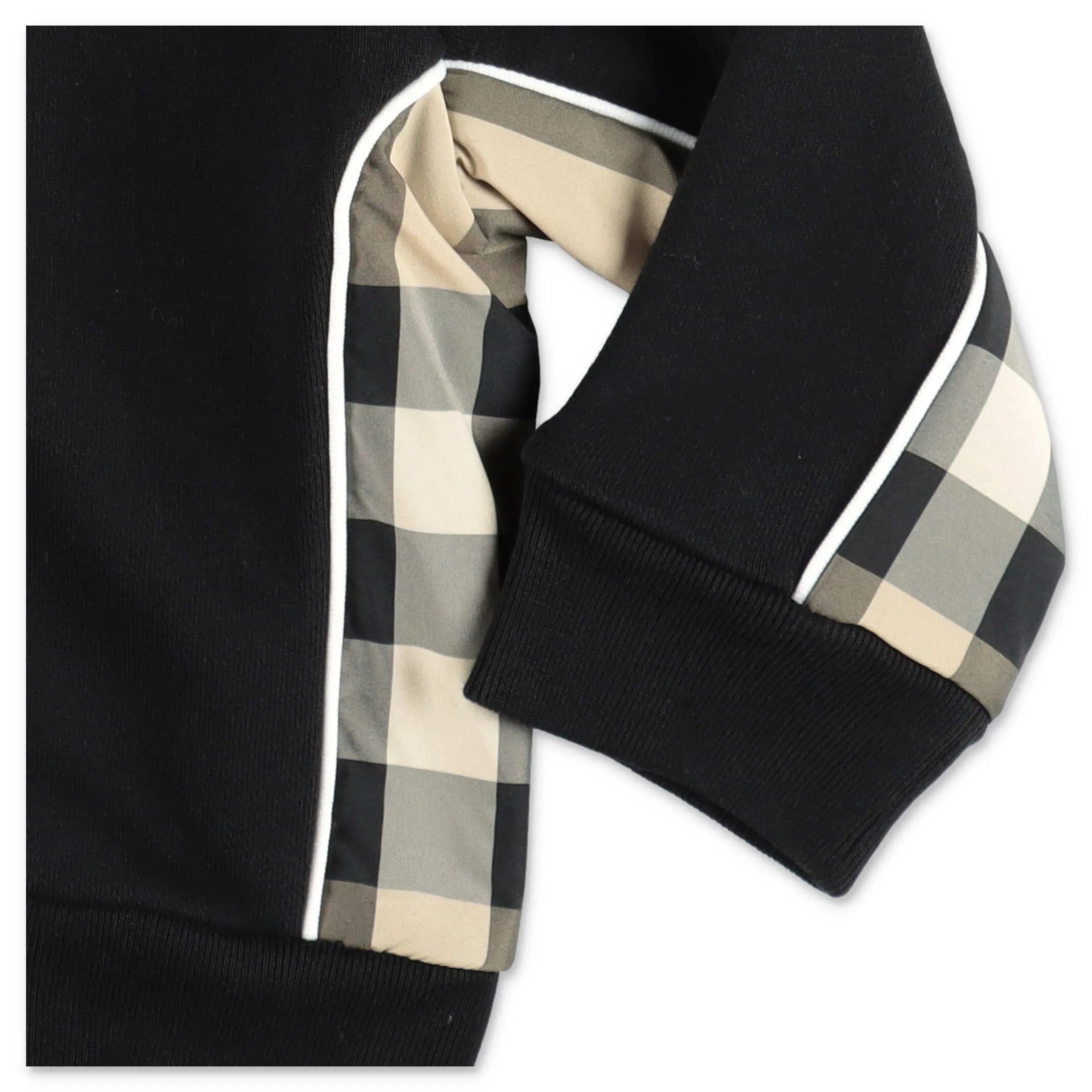 Burberry Kids Check Print Hoodie