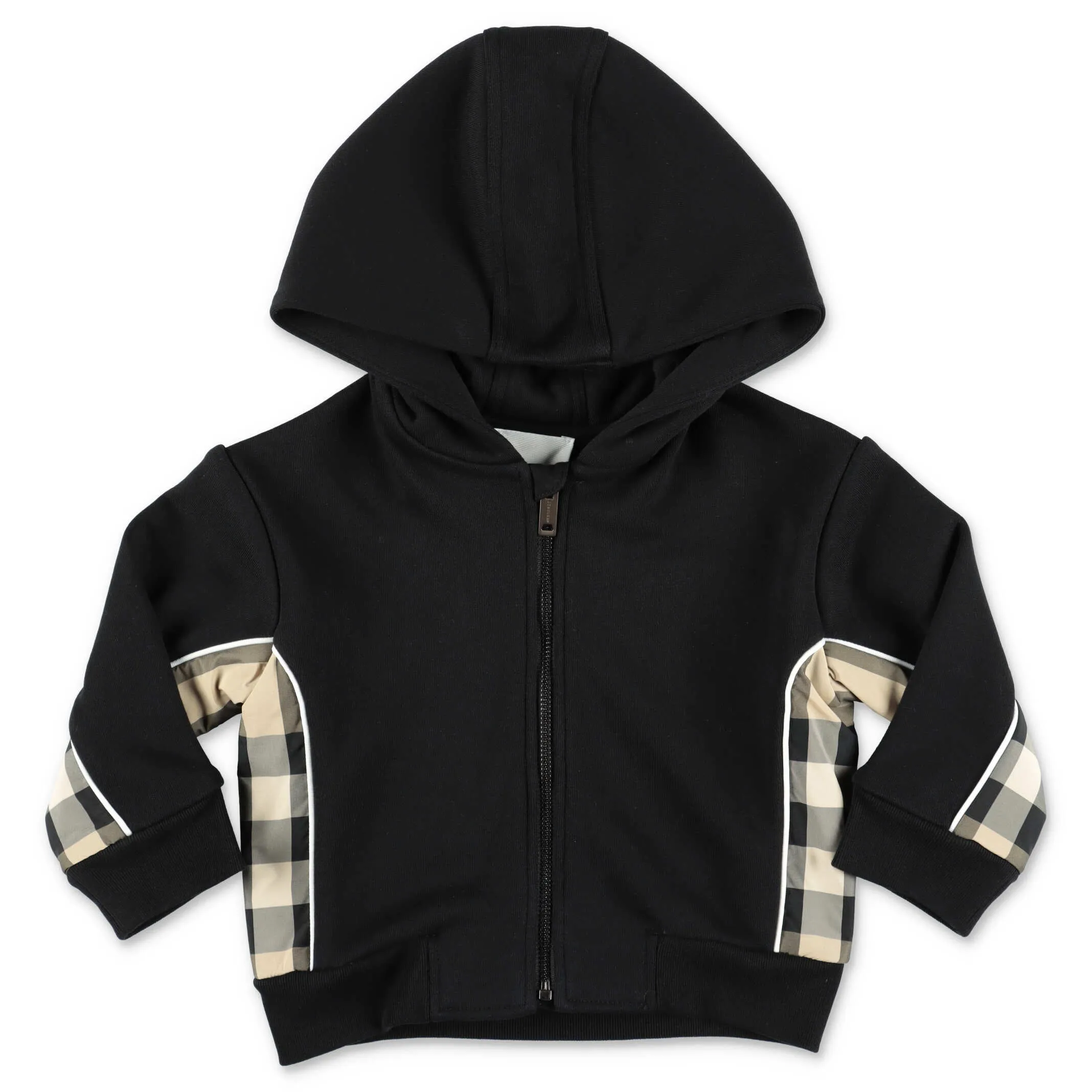 Burberry Kids Check Print Hoodie