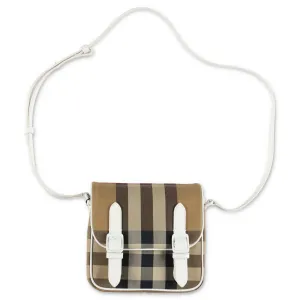 Burberry Kids Check Printed Crossbody Bag