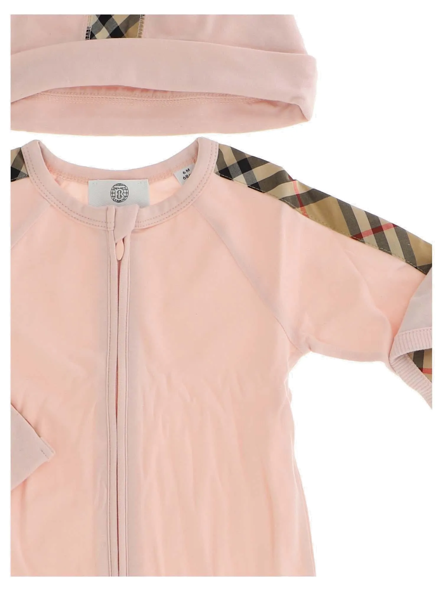 Burberry Kids Check Trim Three-Piece Baby Gift Set