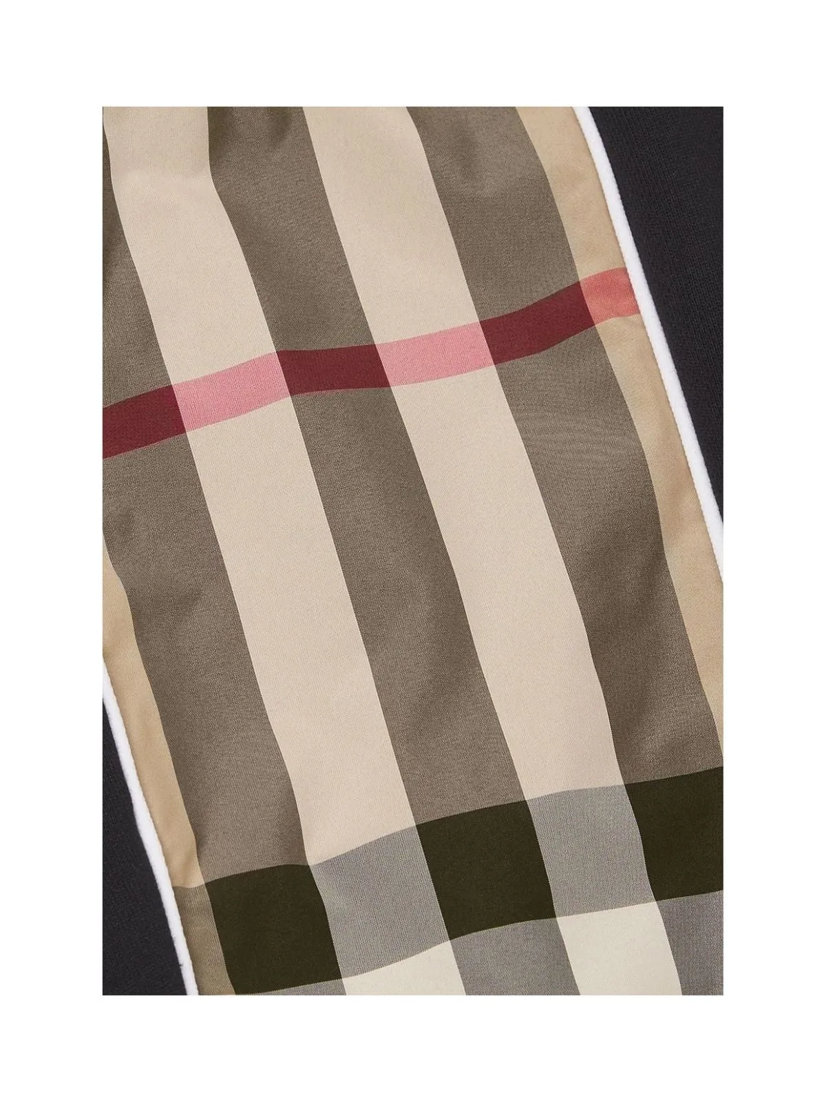 Burberry Kids Checked Panelled Sweatpants