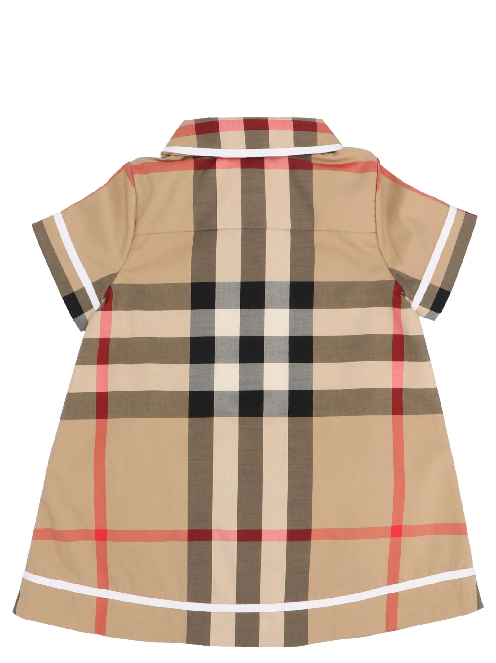Burberry Kids Checked Printed Dress