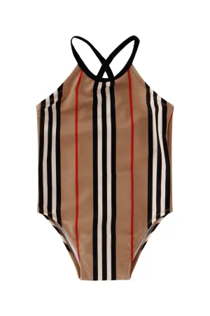 Burberry Kids Icon Stripe One-Piece Swimsuit
