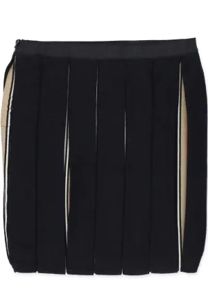 Burberry Kids Icon Stripe Pleated Skirt