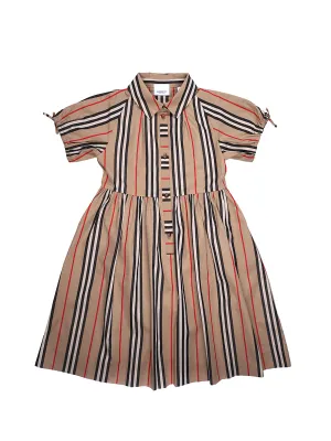 Burberry Kids Icon Stripe Print Dress