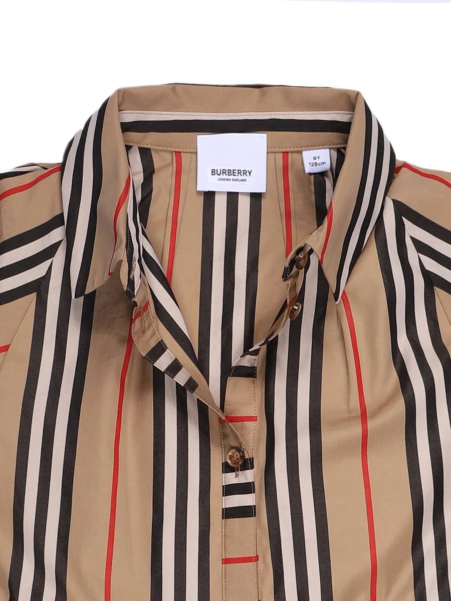 Burberry Kids Icon Stripe Print Dress