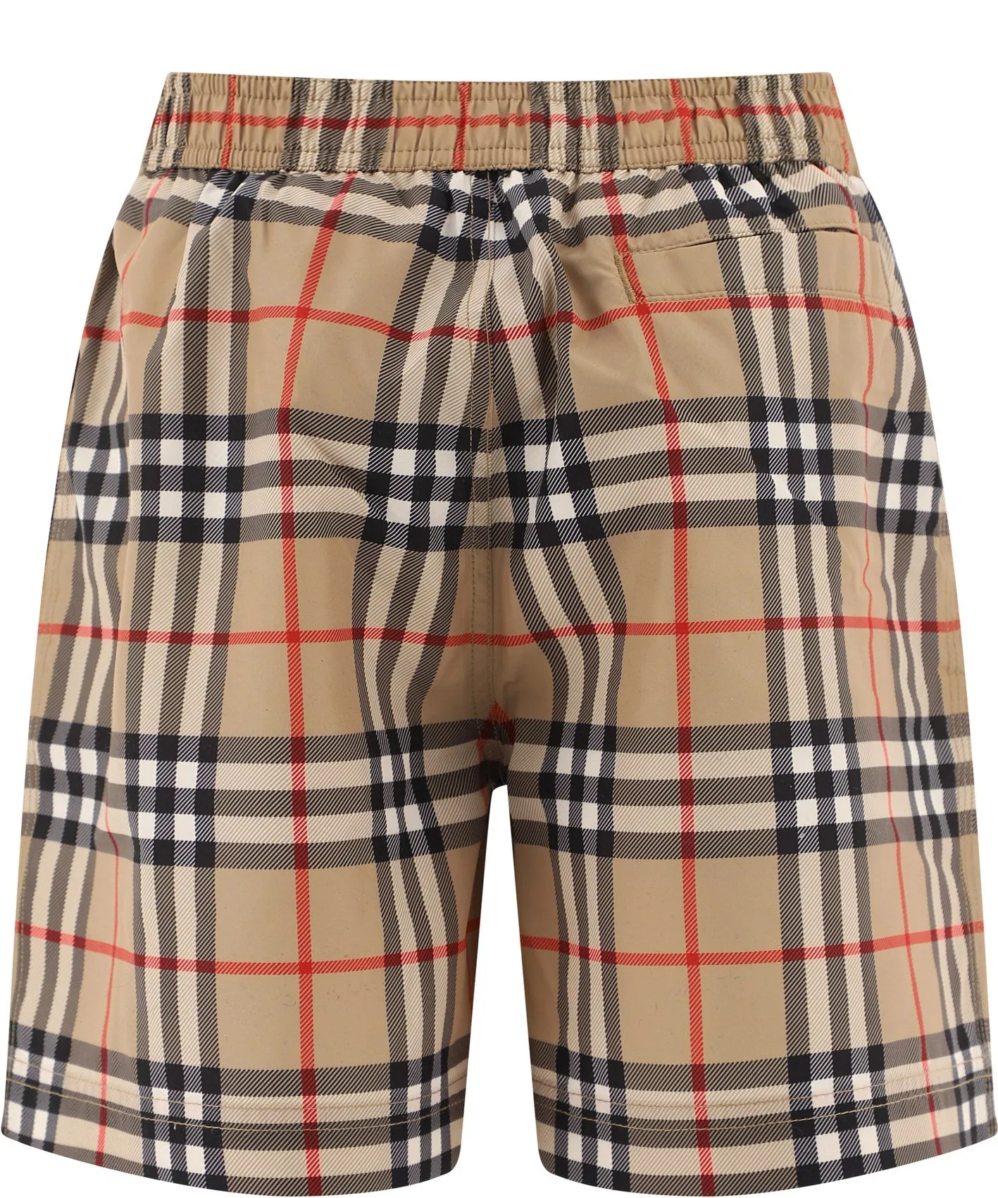 Burberry Kids Logo Appliqu Vintage Check Swim Shorts