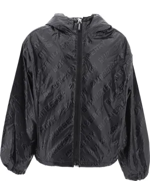 Burberry Kids Logo Motif Hooded Jacket