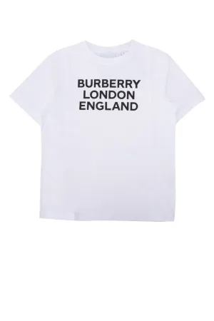 Burberry Kids Logo Print Crewneck T-Shirt