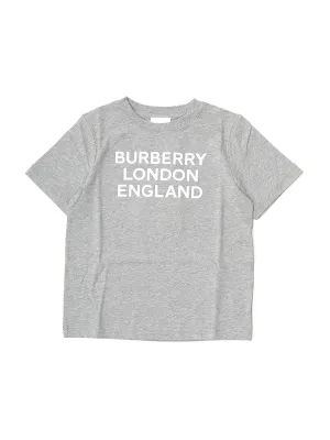 Burberry Kids Logo Print Crewneck T-Shirt