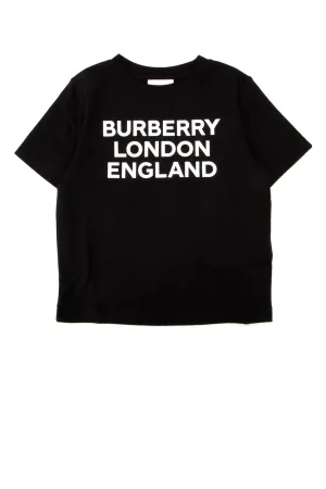 Burberry Kids Logo Printed Crewneck T-Shirt