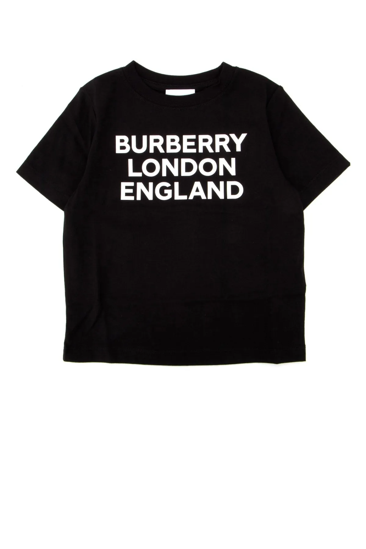 Burberry Kids Logo Printed Crewneck T-Shirt