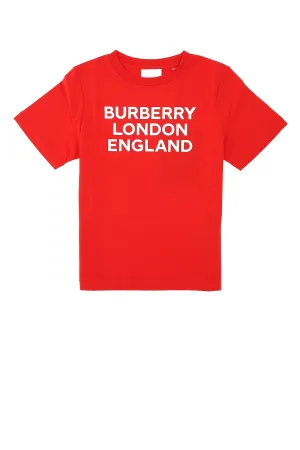 Burberry Kids Logo Printed T-Shirt