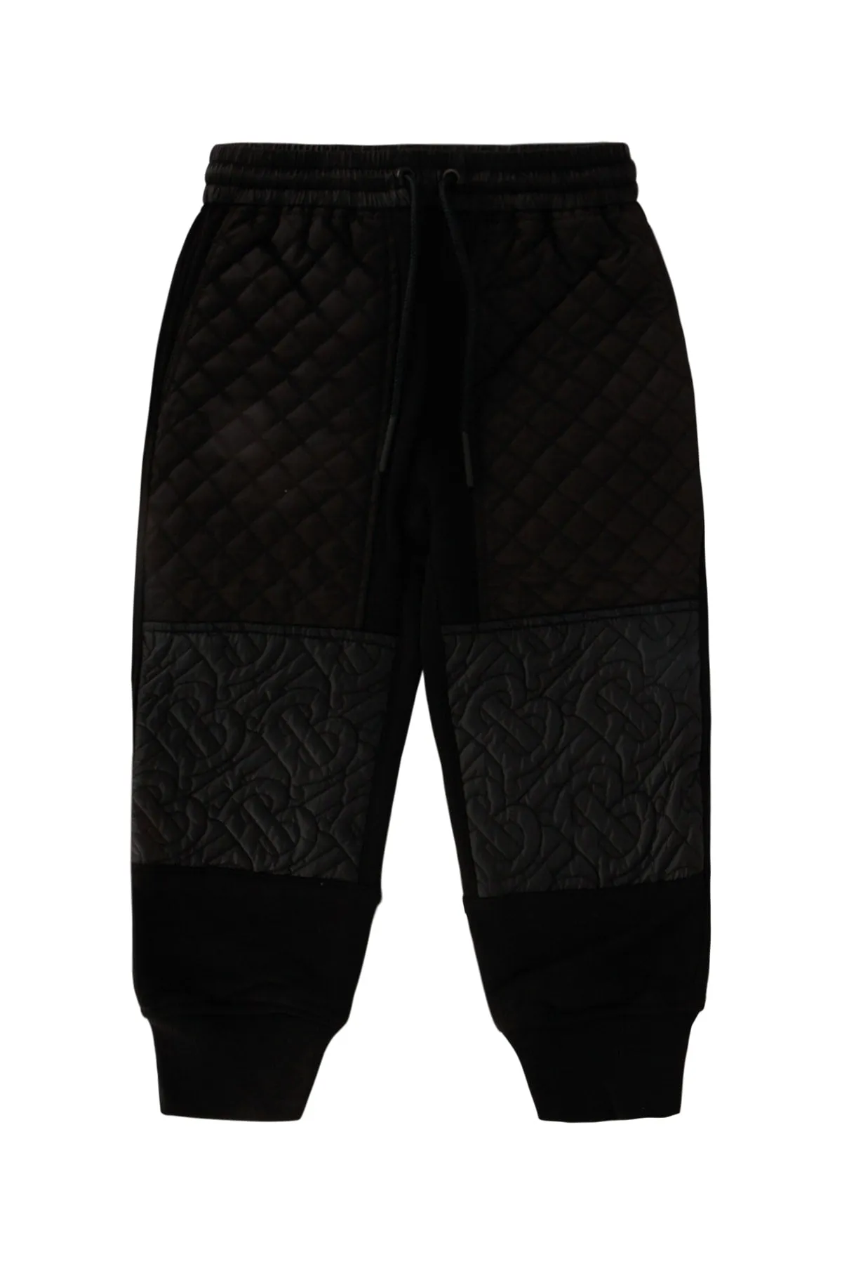 Burberry Kids Monogram Quilted Panel Jogging Pants