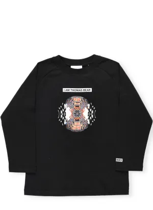 Burberry Kids Montage Print Long-Sleeve T-Shirt