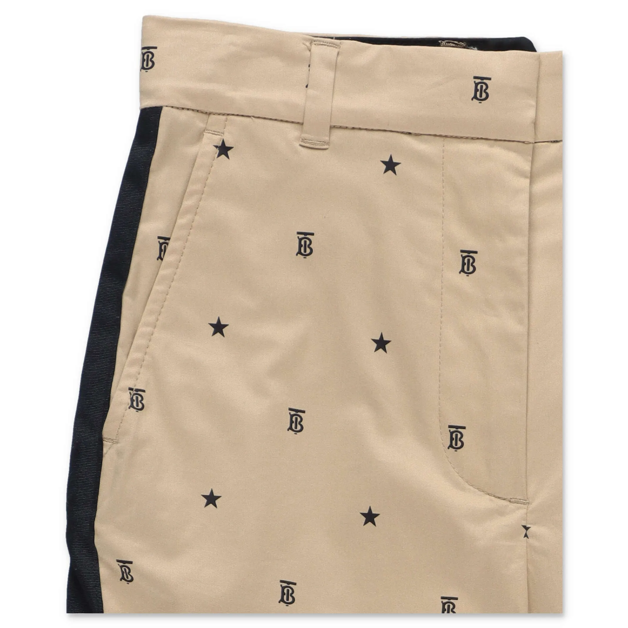 Burberry Kids Star And Monogram Motif Trousers