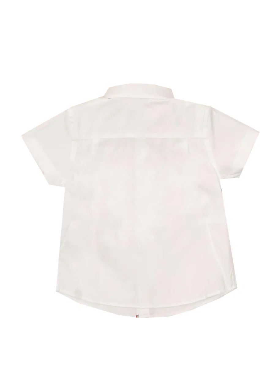 Burberry Kids Stripe Detail Short Sleeve Shirt