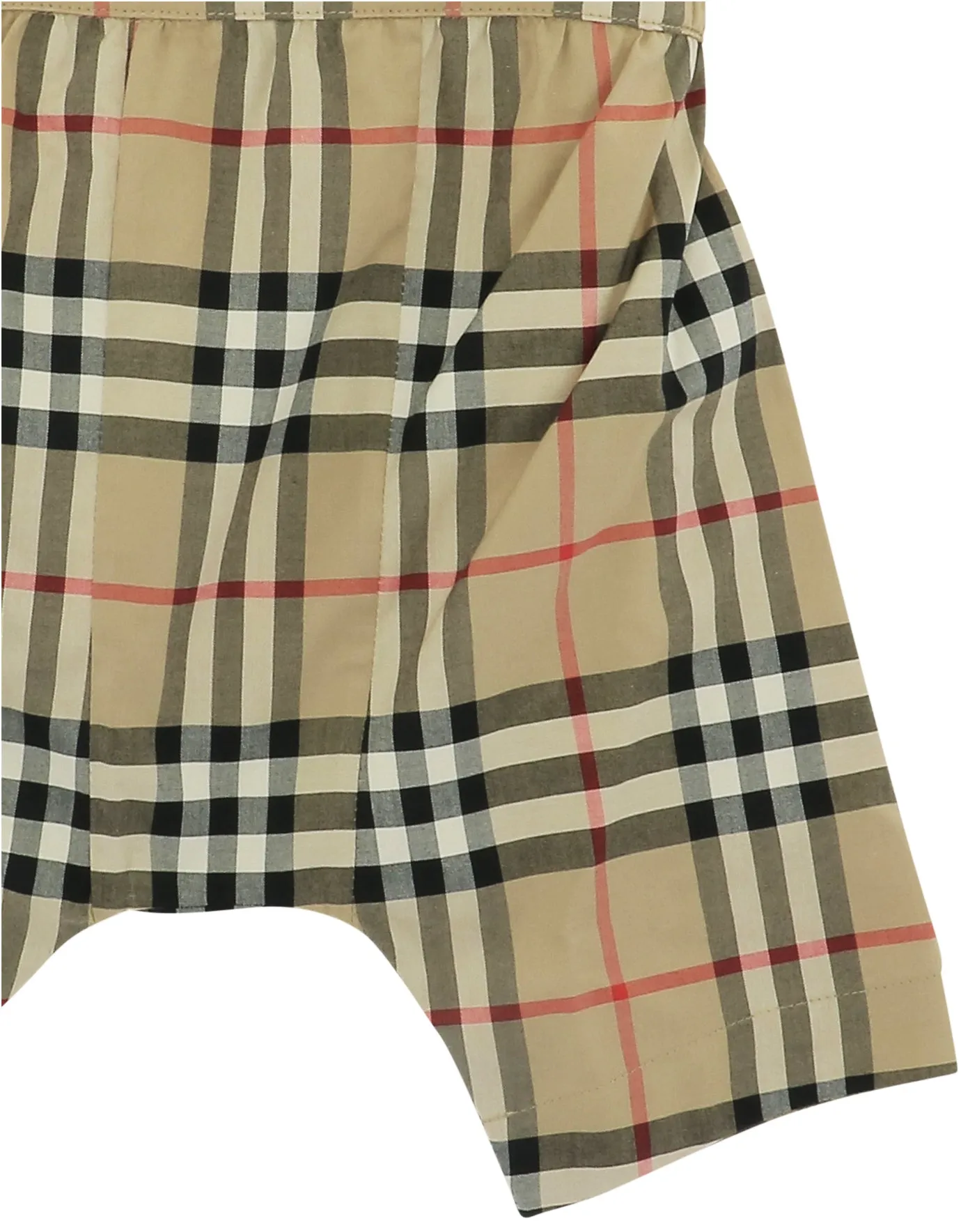 Burberry Kids Two-Piece Vintage Check Dungaree Set