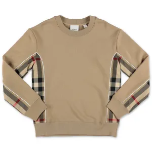 Burberry Kids Vintage Check Pattern Crewneck Sweatshirt