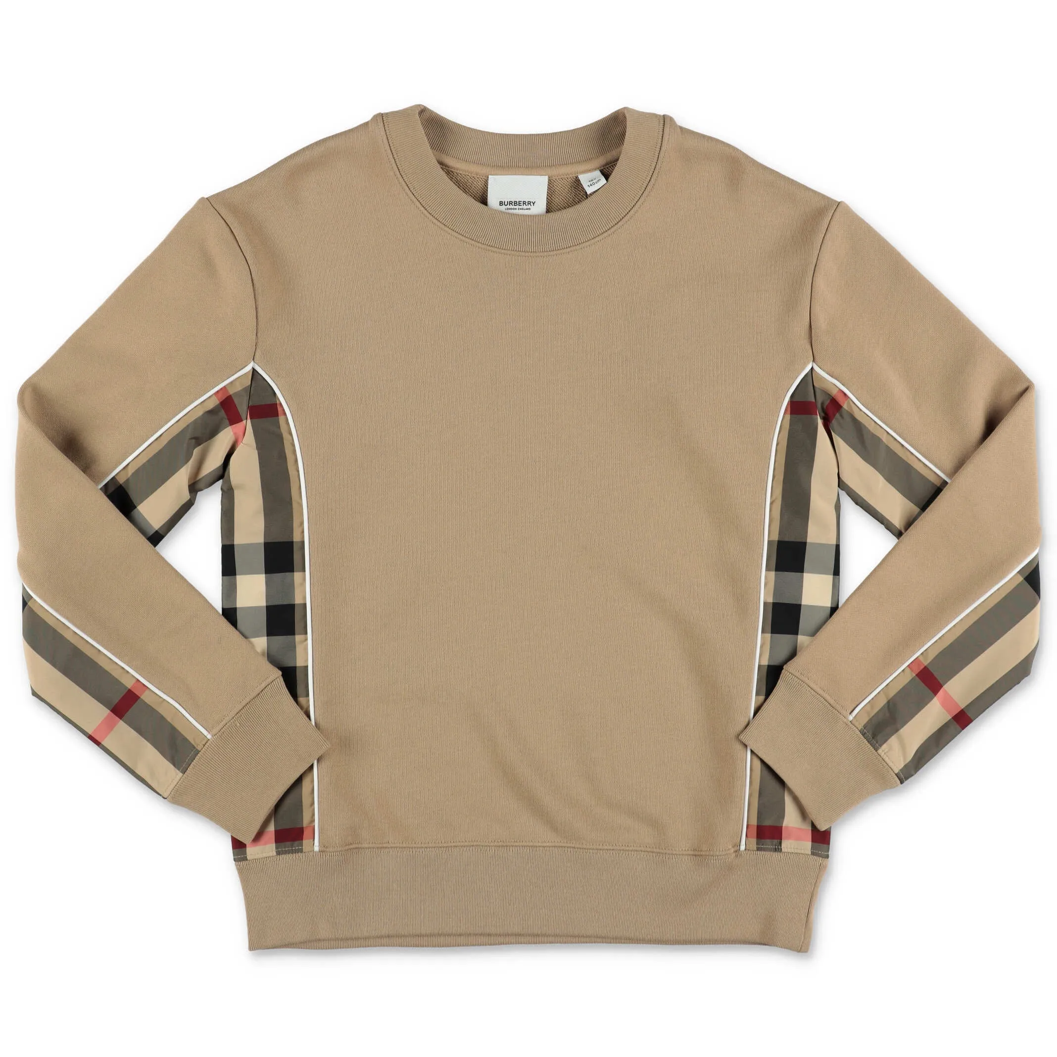 Burberry Kids Vintage Check Pattern Crewneck Sweatshirt
