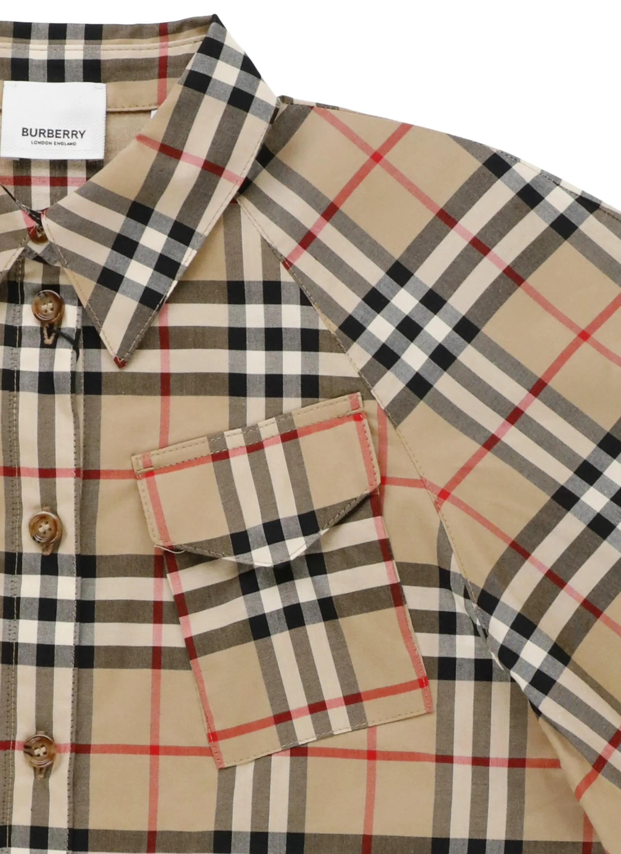 Burberry Kids Vintage Check Shirt Dress