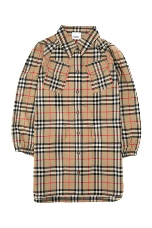 Burberry Kids Vintage Check Shirt Dress