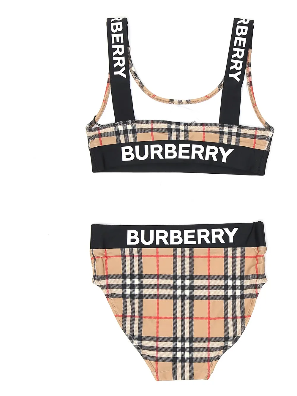 Burberry Kids Vintage Check Two-Piece Bikini Set