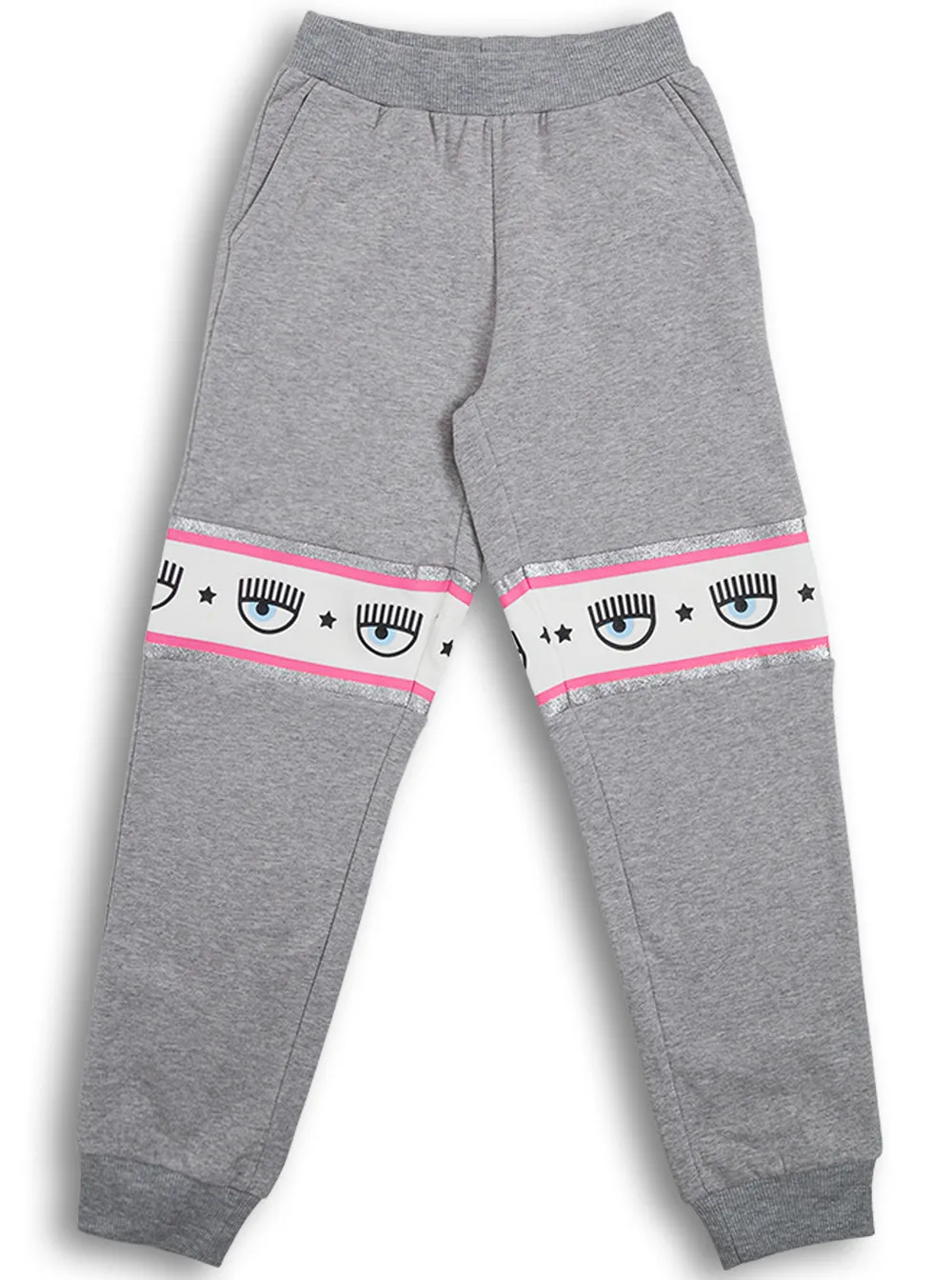 Chiara Ferragni Kids Logomania Tape Track Trousers