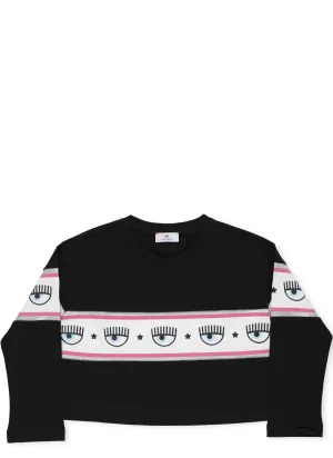 Chiara Ferragni Kids Maxi-Logomania T-Shirt