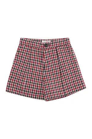 Chlo Kids Checked Shorts