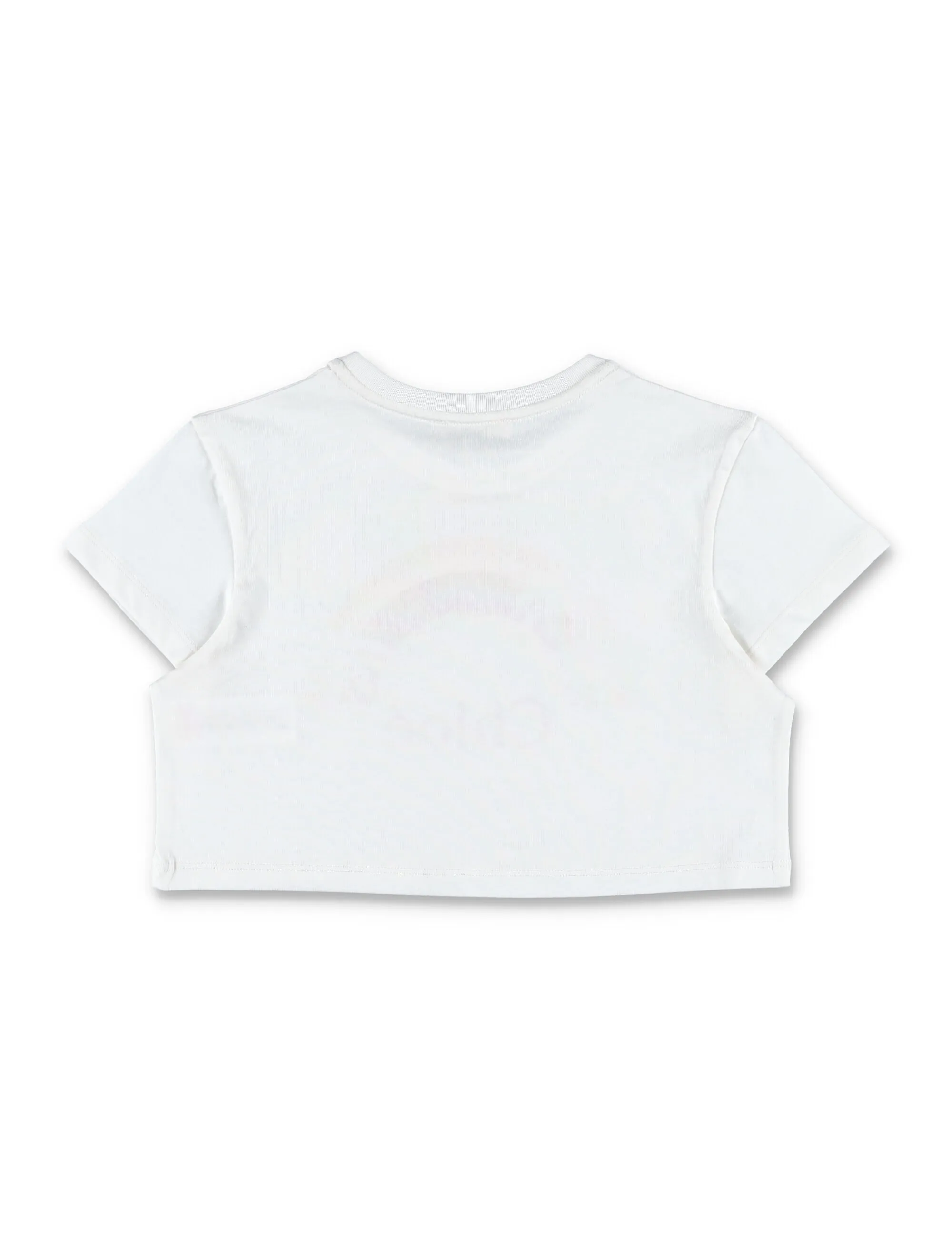 Chlo Kids Graphic Printed Crewneck Cropped T-Shirt