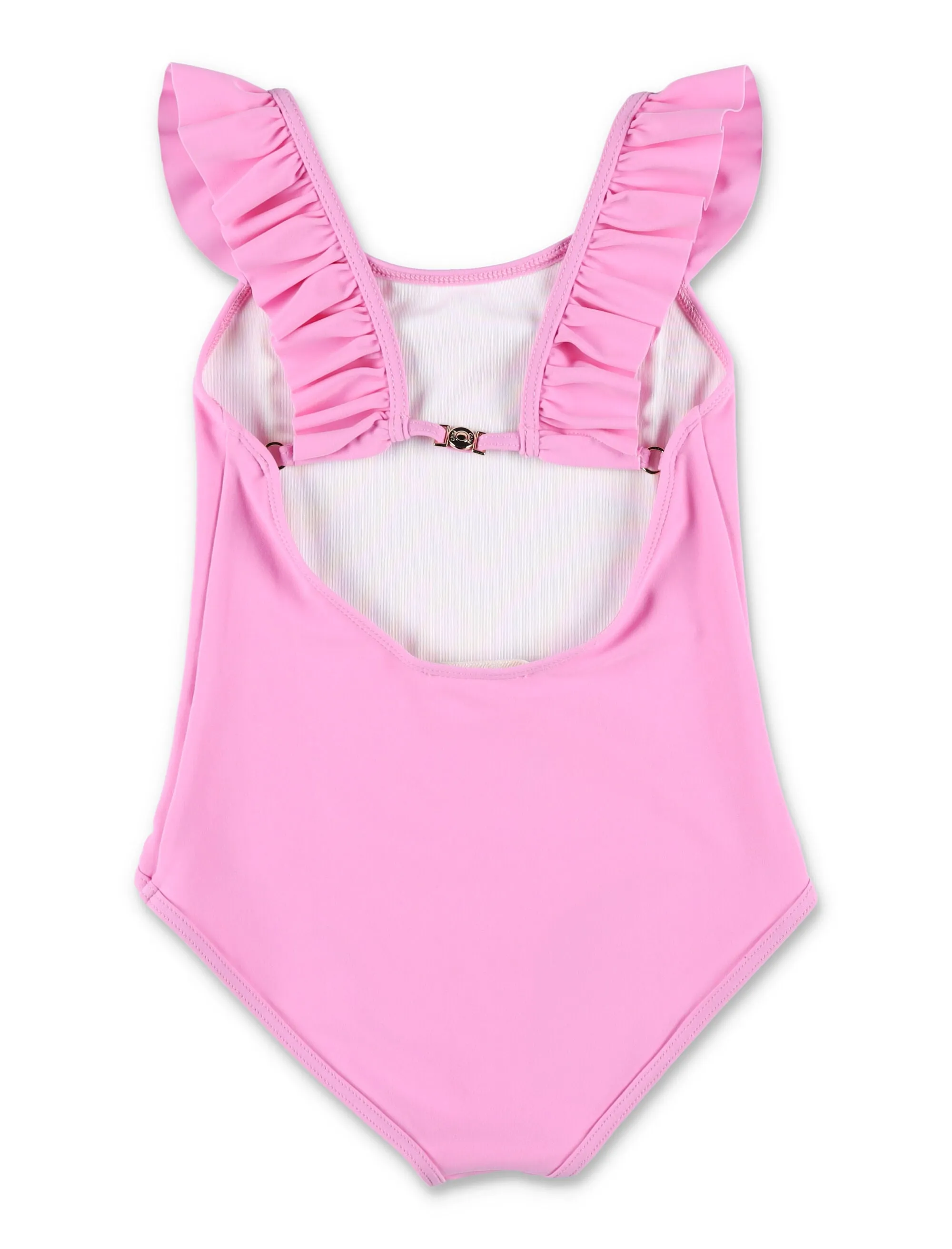 Chlo Kids Hearty Logo Printed One Piece Swimsuit