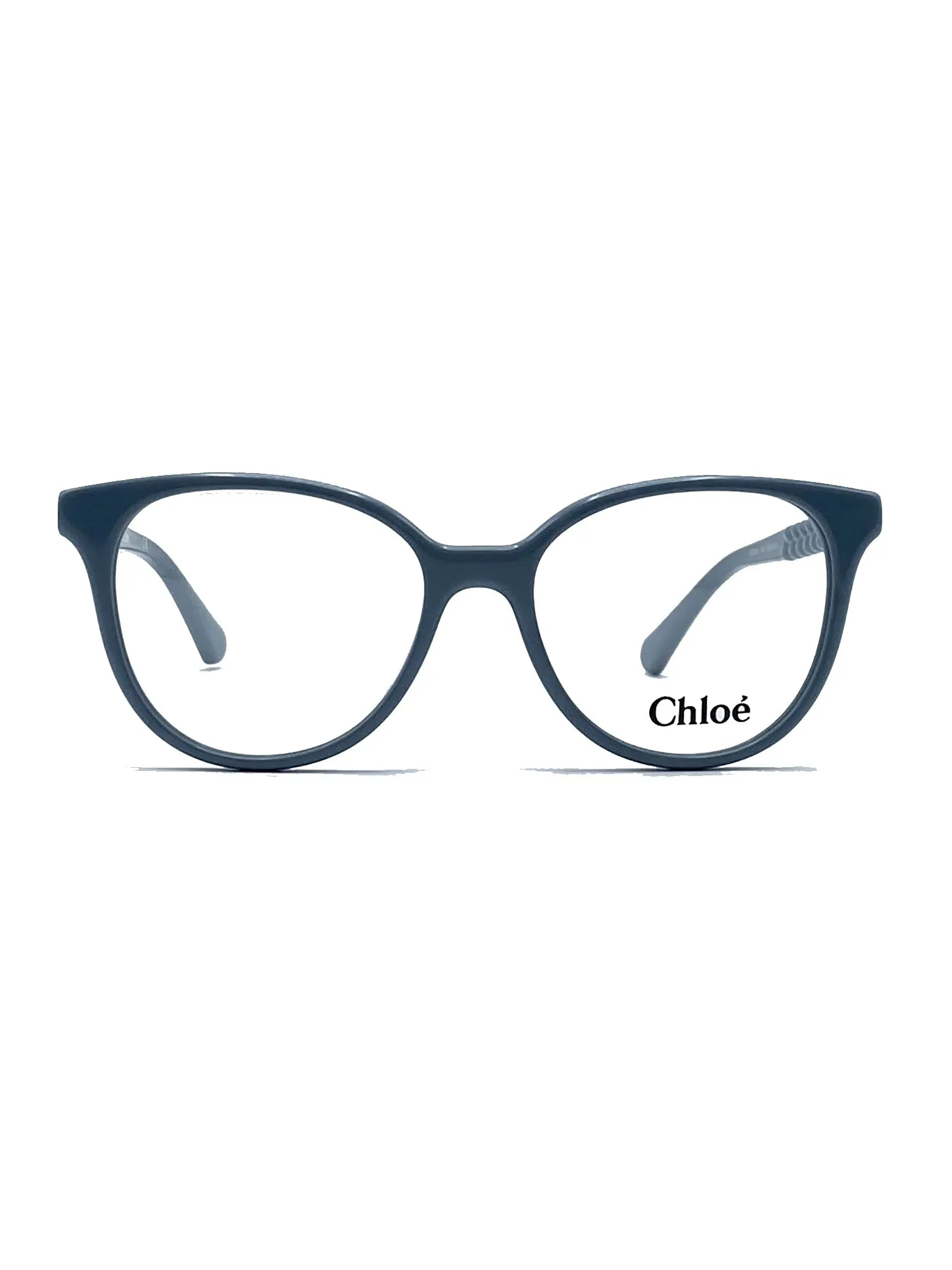 Chlo Kids Logo Detailed Round Frame Glasses