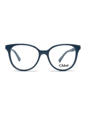 Chlo Kids Logo Detailed Round Frame Glasses