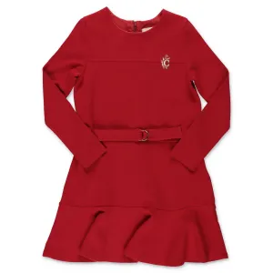 Chlo Kids Logo Embroidered Dress