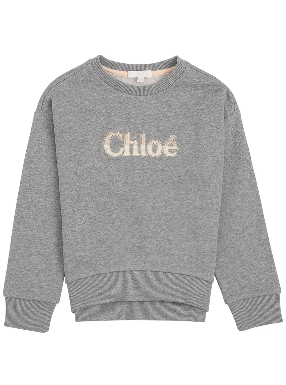 Chlo Kids Logo Embroidered Sweatshirt