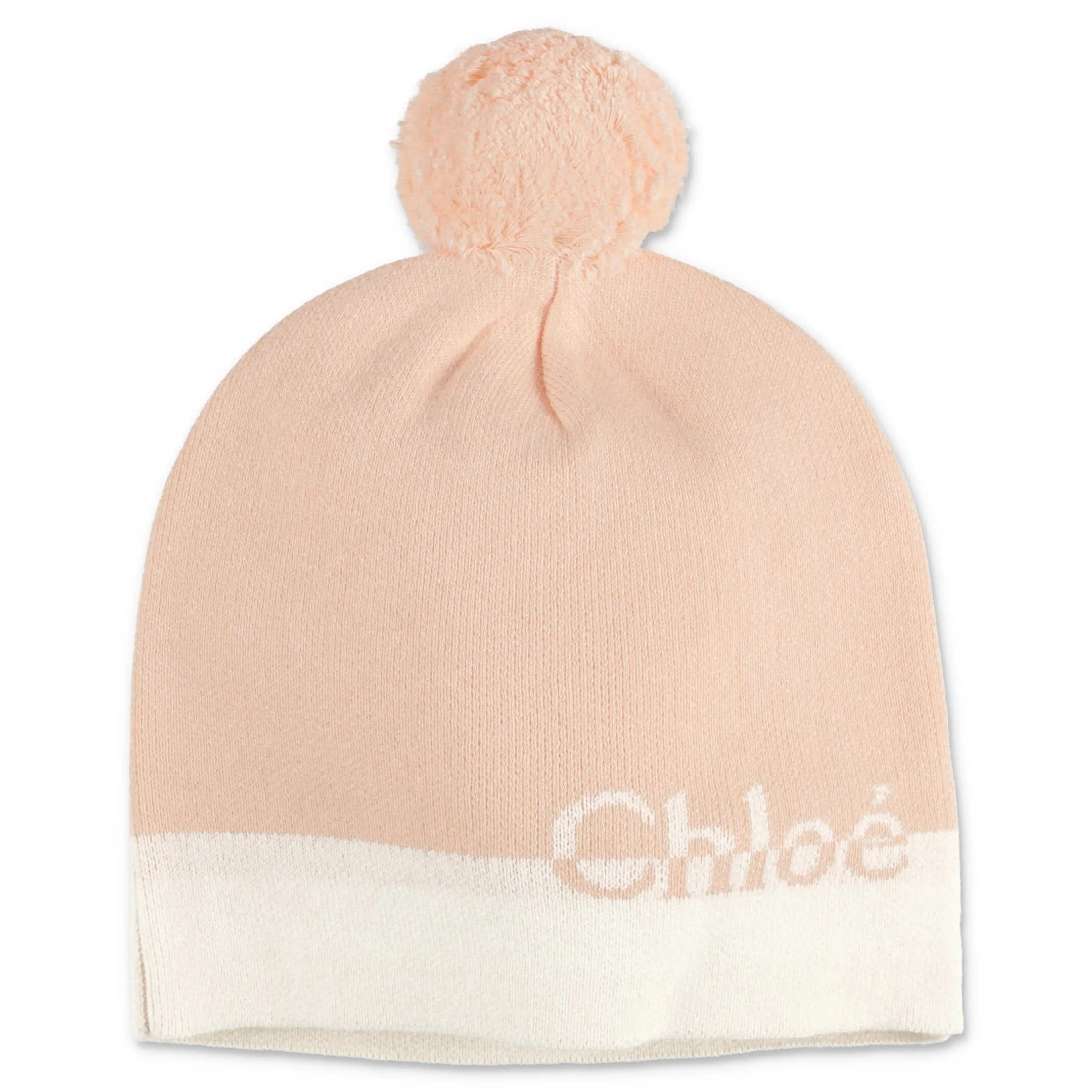 Chlo Kids Logo Intarsia Beanie