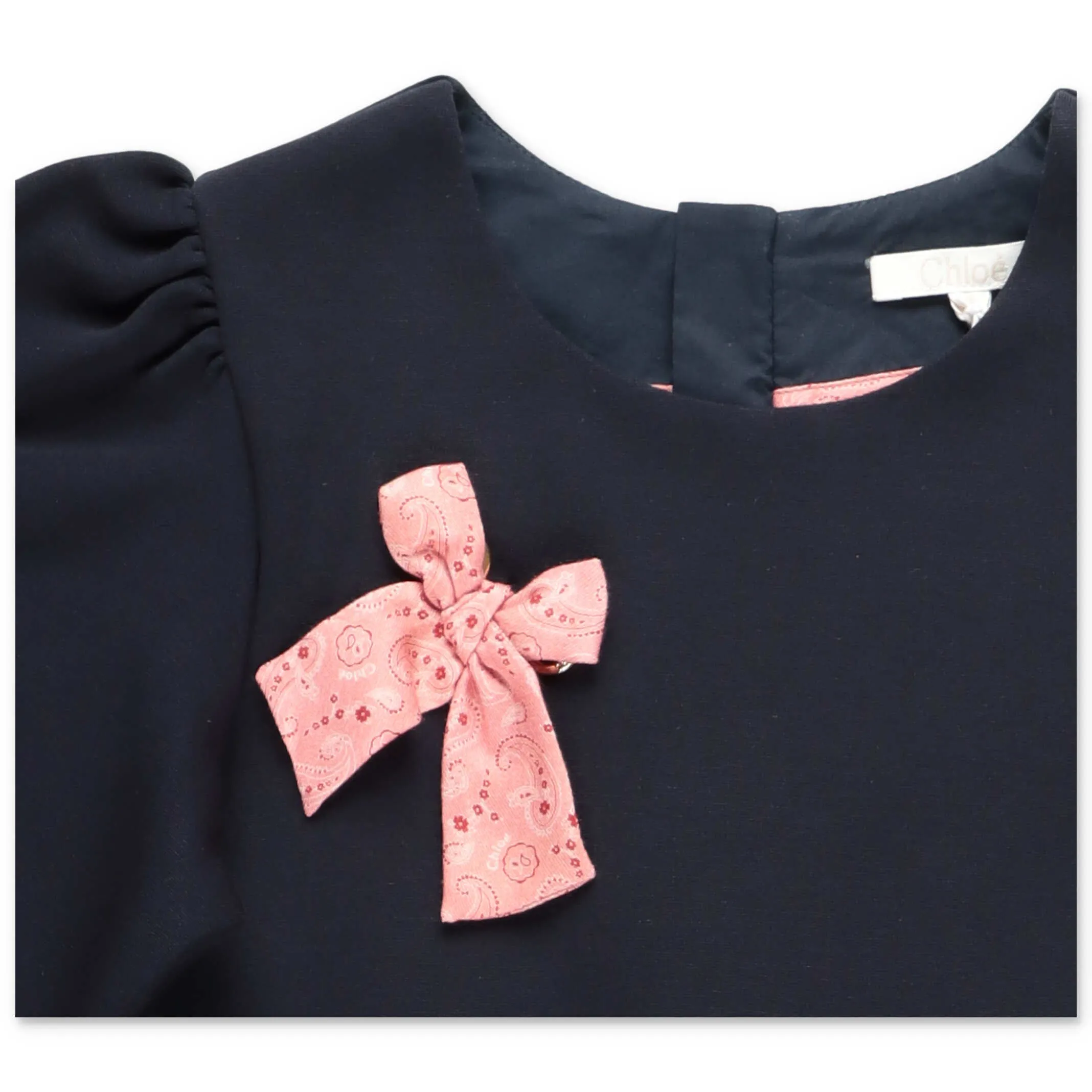 Chlo Kids Ribbon Embellished Jumpsuit