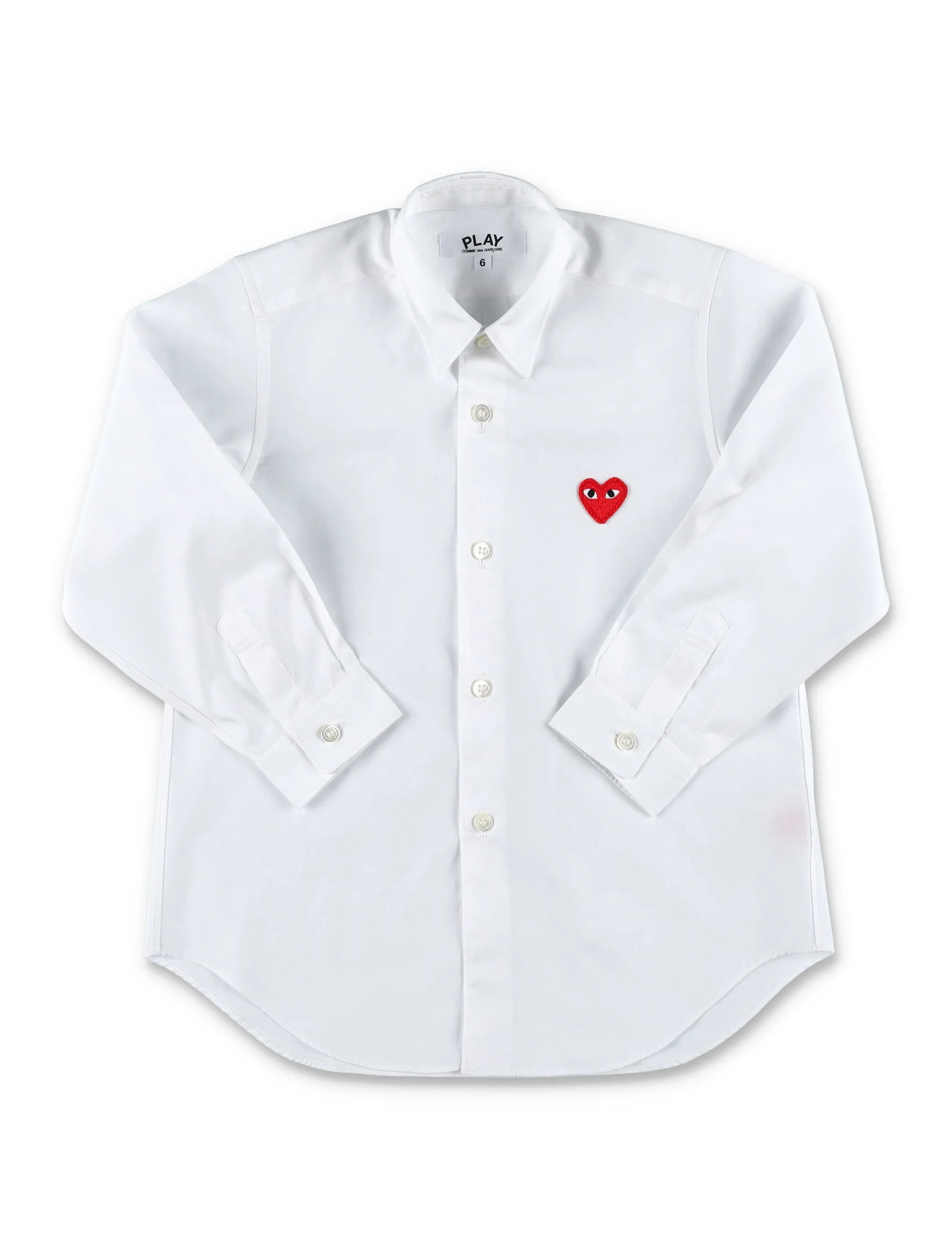 Comme des Garons Play Kids Heart Patch Shirt