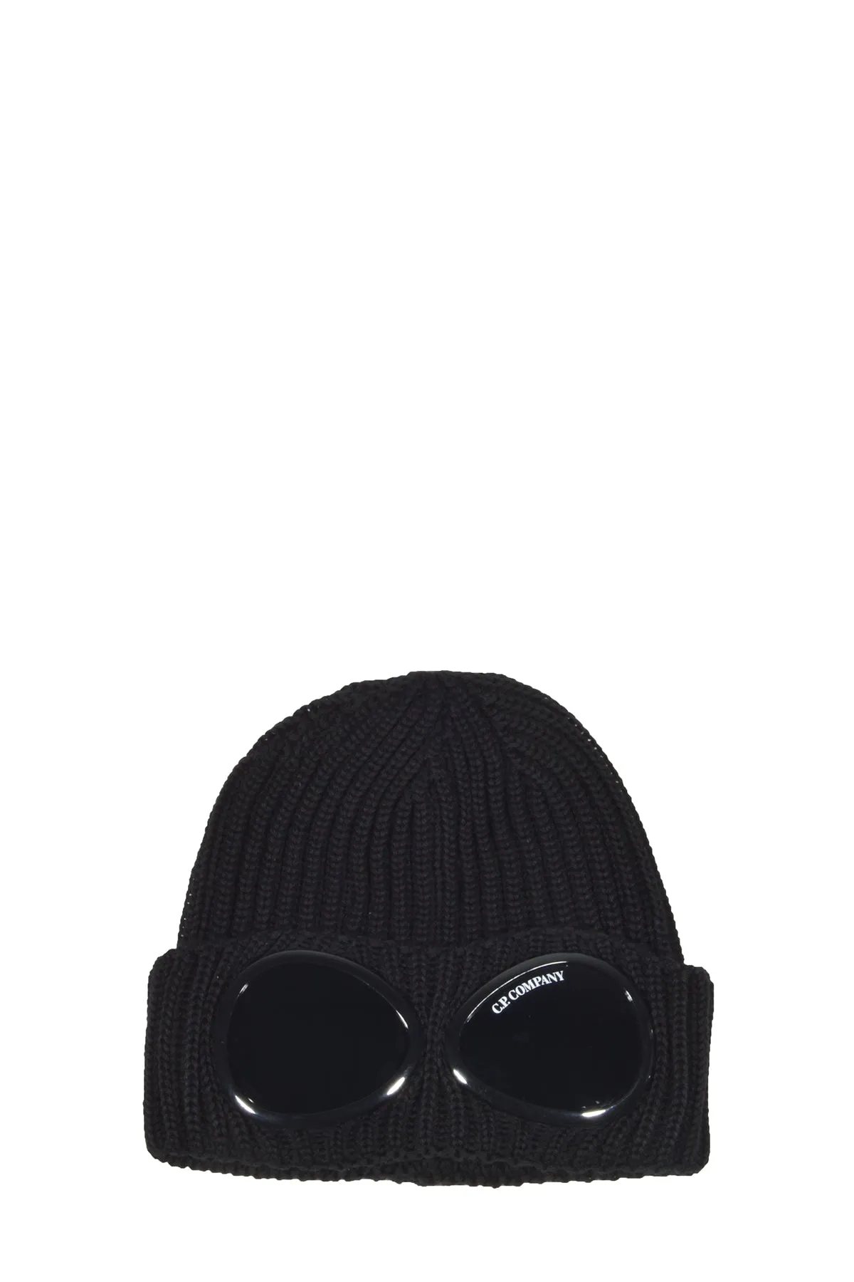 C.P. Company Kids Lens Rib-Knit Beanie