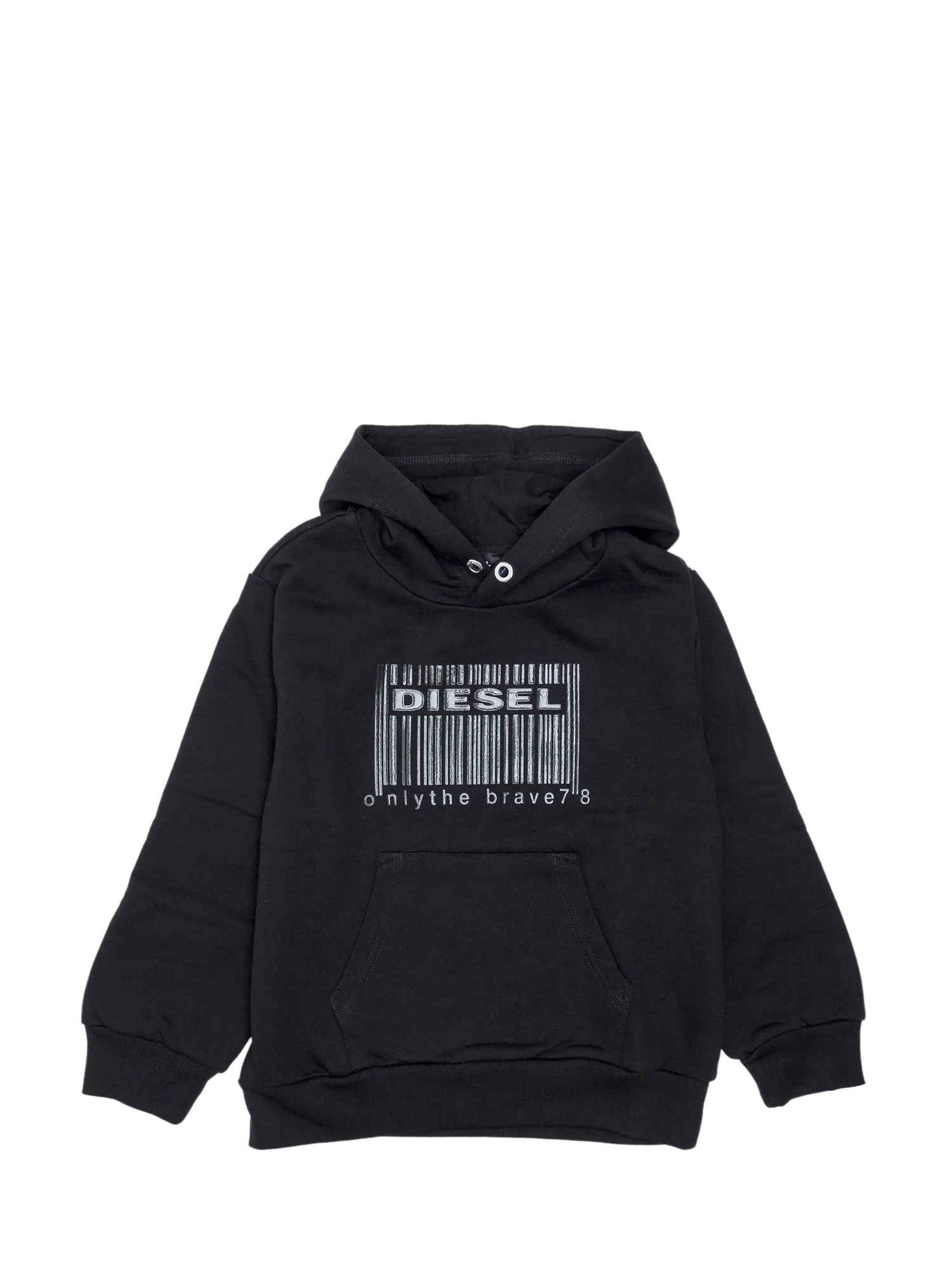 Diesel Kids Barcode Logo Hoodie