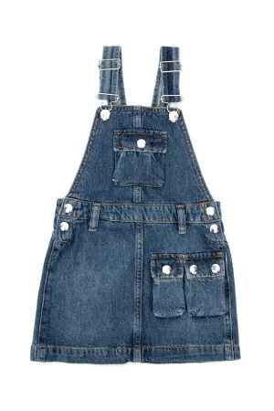 Diesel Kids Dretti Denim Pinafore Dress
