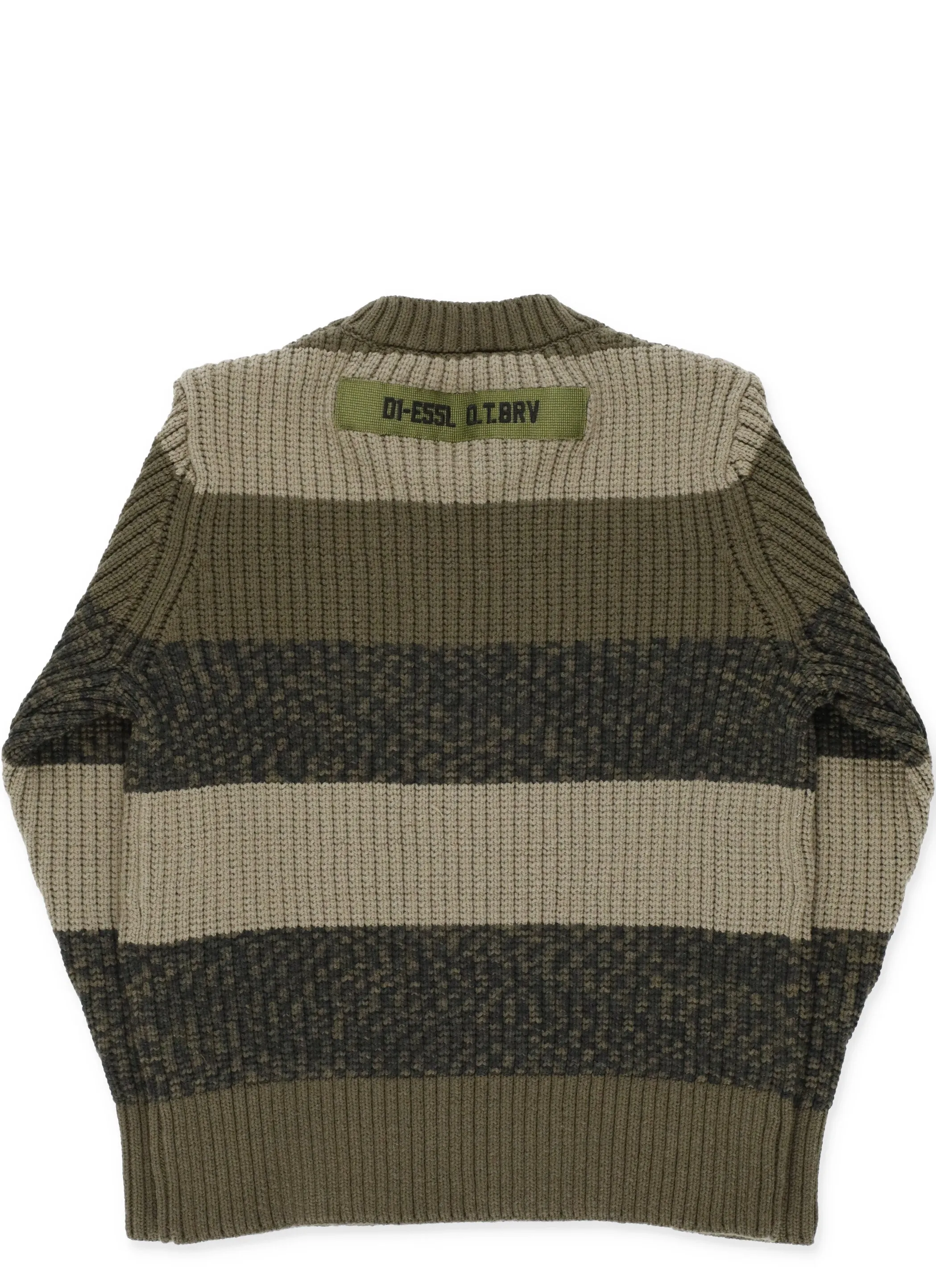 Diesel Kids Kcobalt Striped Knit Jumper