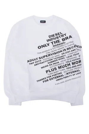 Diesel Kids Slogan Print Sweatshirt