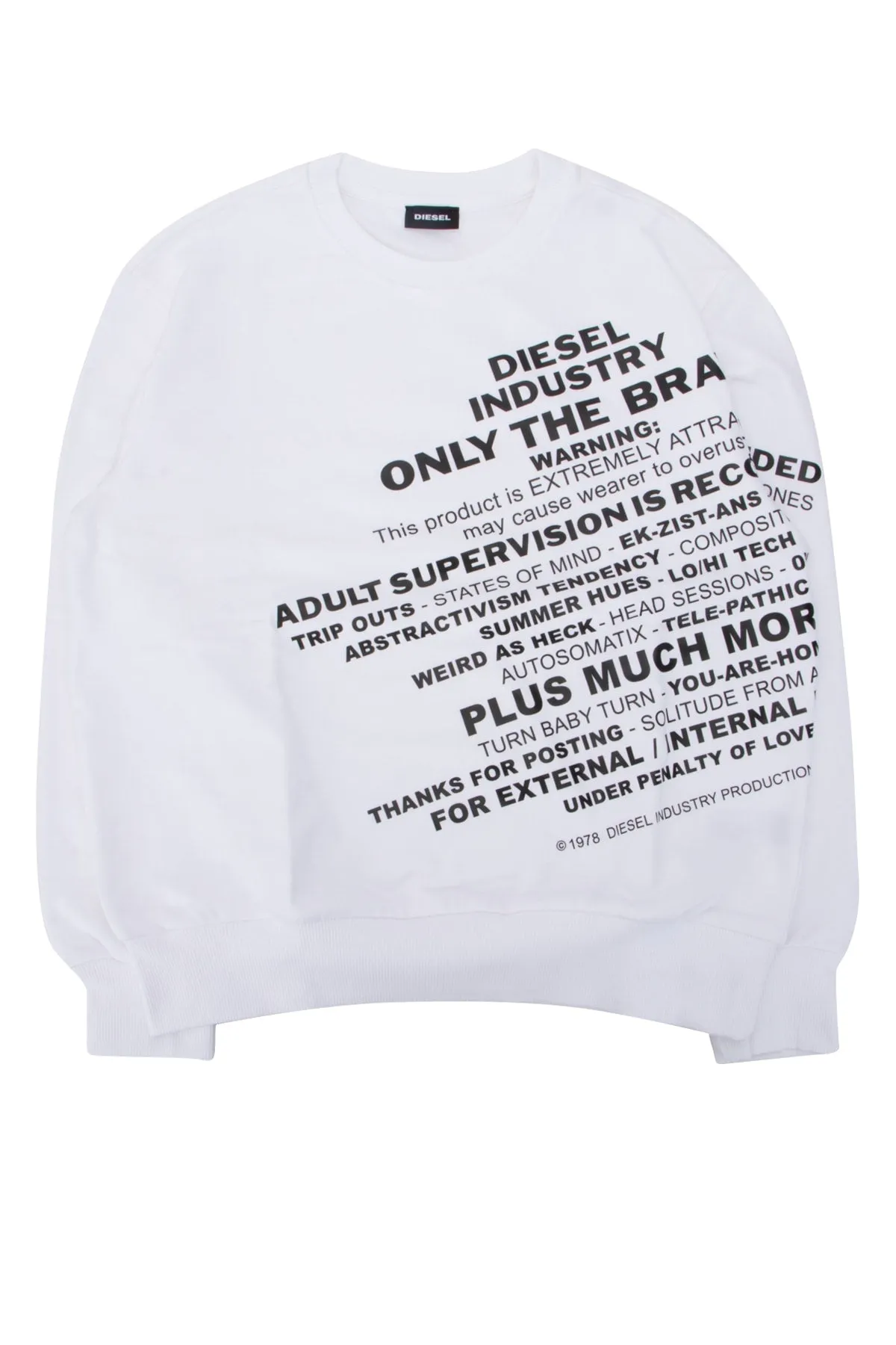 Diesel Kids Slogan Print Sweatshirt