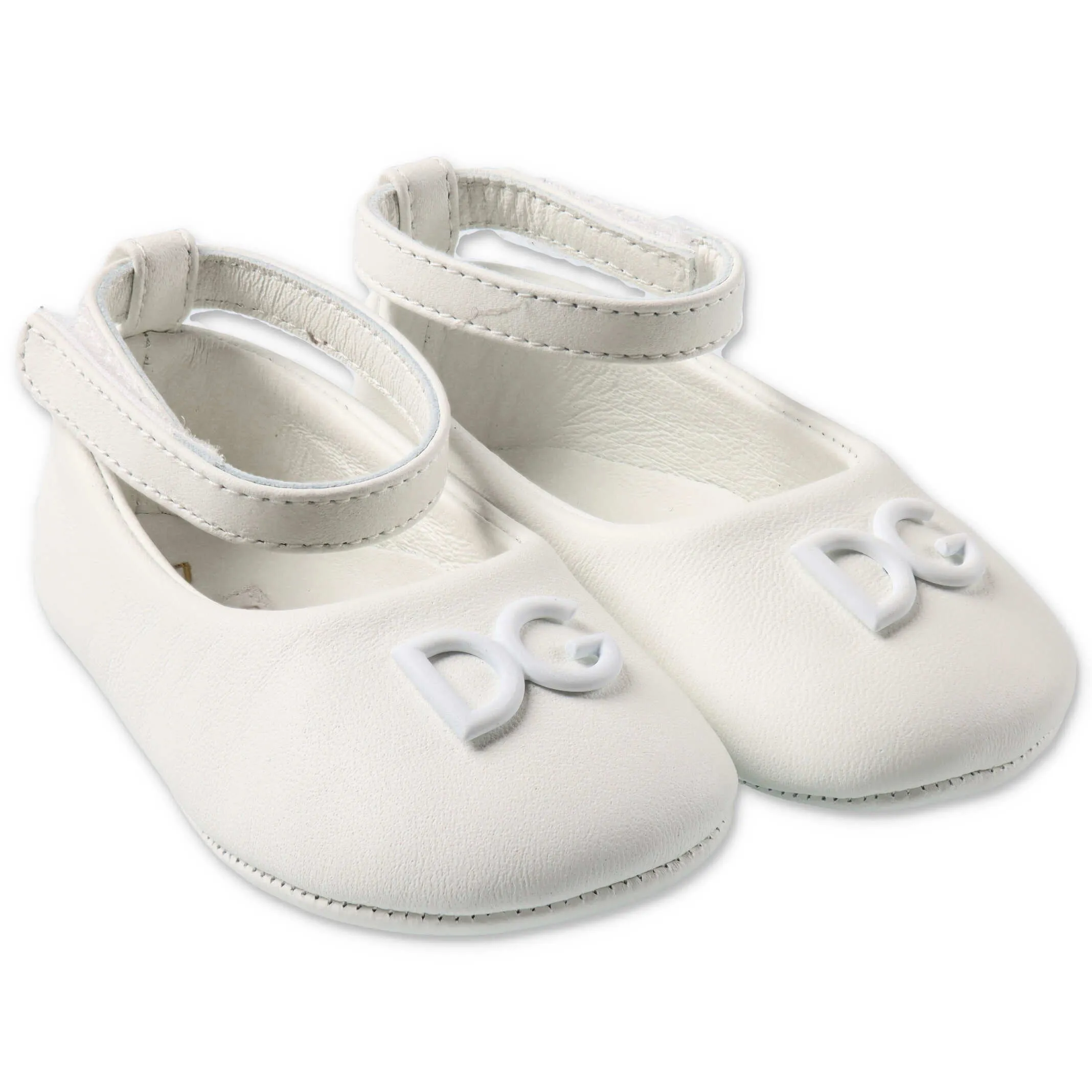 Dolce & Gabbana Kids Ankle Strap Ballet Flats